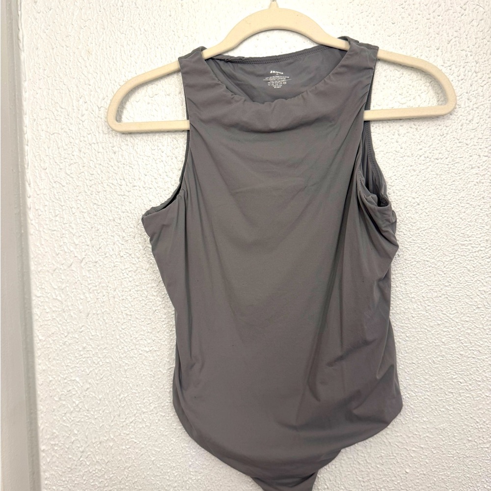Skims boat neck bodysuit in Gray!